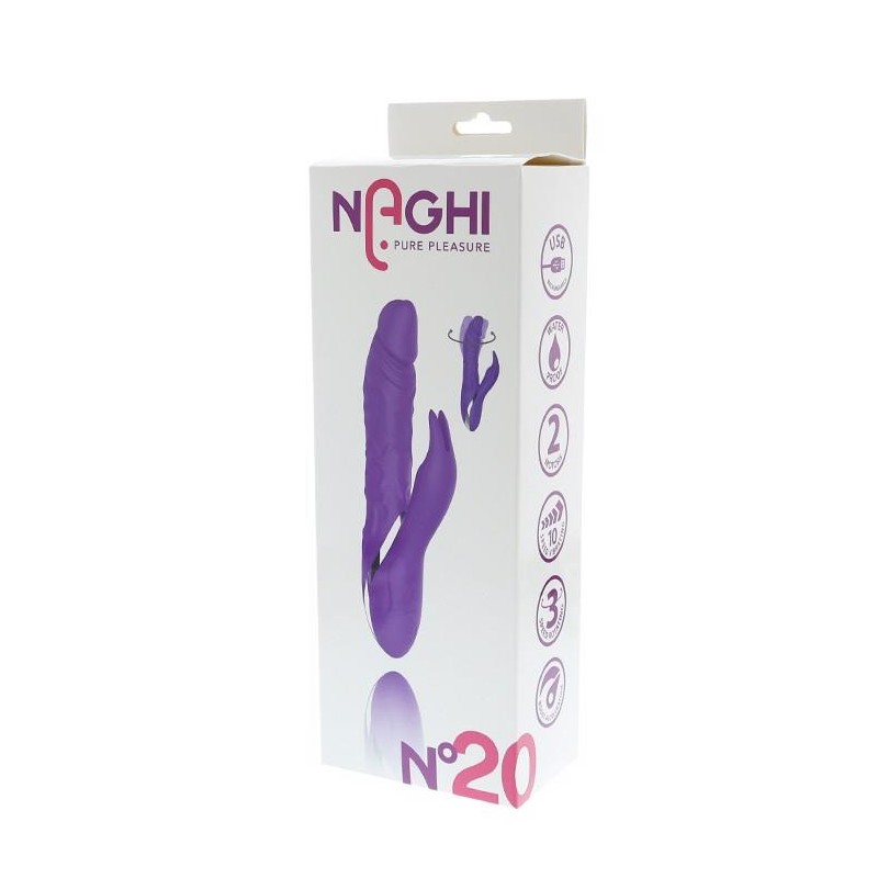 Wibrator-NAGHI NO.20 RECHARGEABLE DUO VIBRATOR